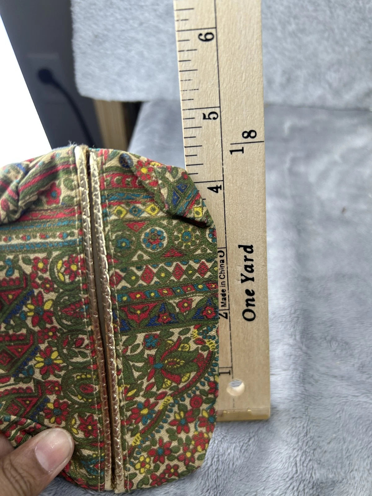 Vintage Multi Colored Pocket Tissue Holder 4" Long | eBay