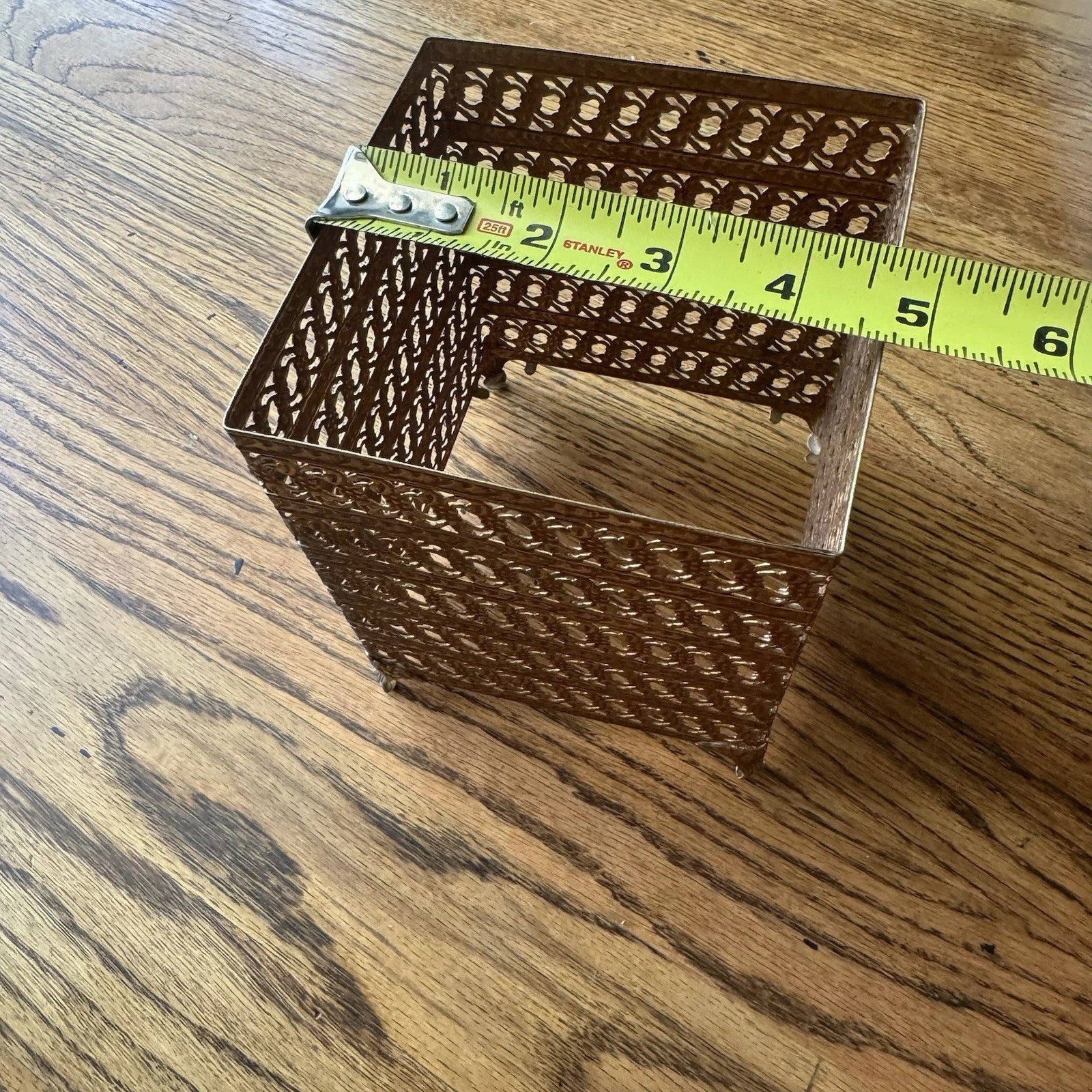 Vintage Brass Filigree Tissue Box Cover | Ornate Hollywood Regency Vanity Decor | eBay