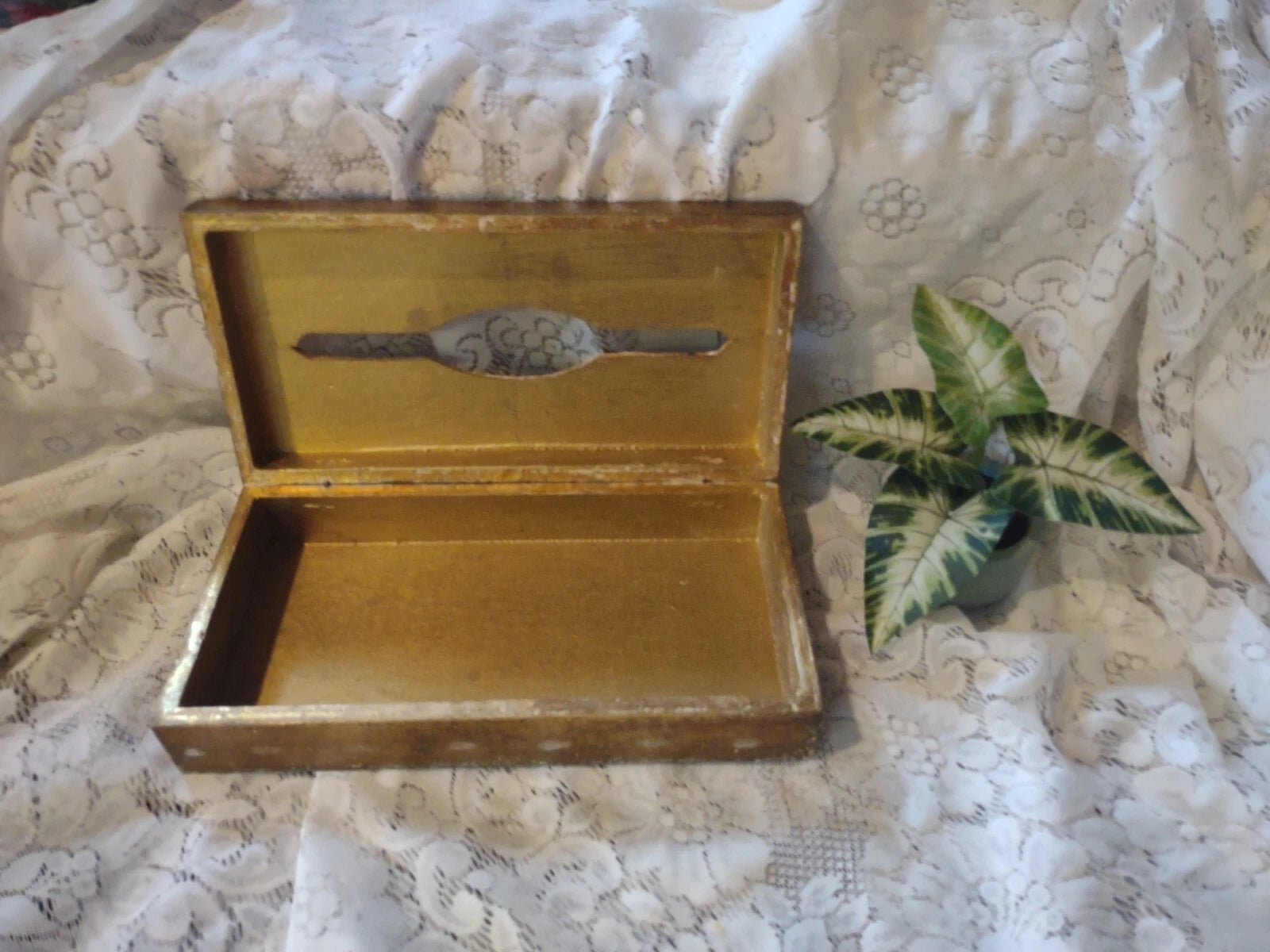Vintage Florentine Made in Italy Gilded Gold Wooden Tissue Box Vanity | eBay