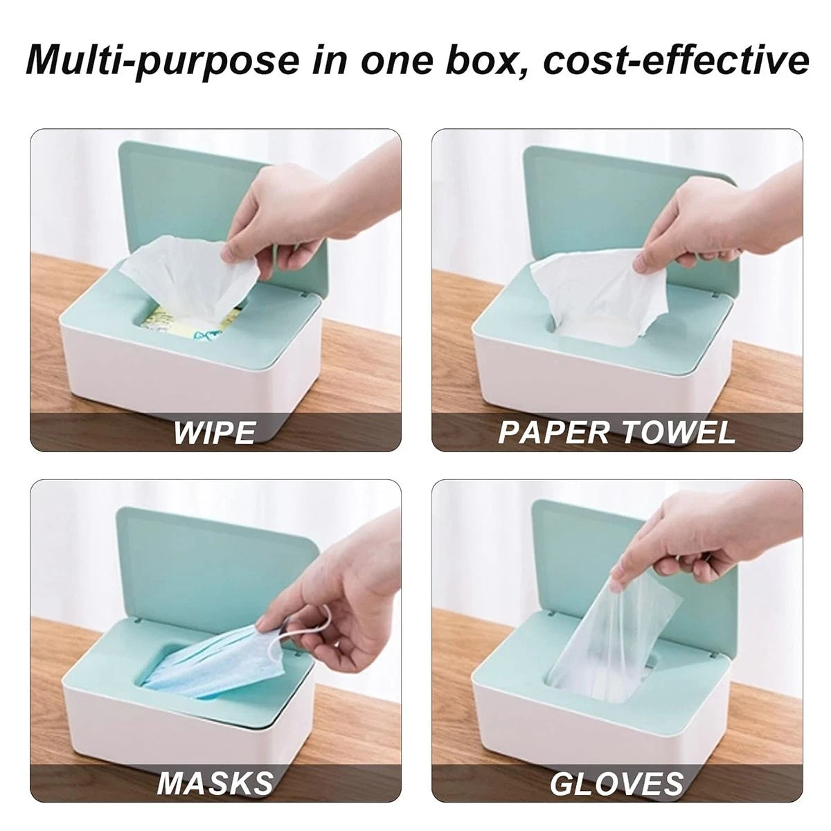 Diaper Wipes Dispenser, Baby Wipe Holder, Wipe Container with Non-Slip Feet,gree | eBay