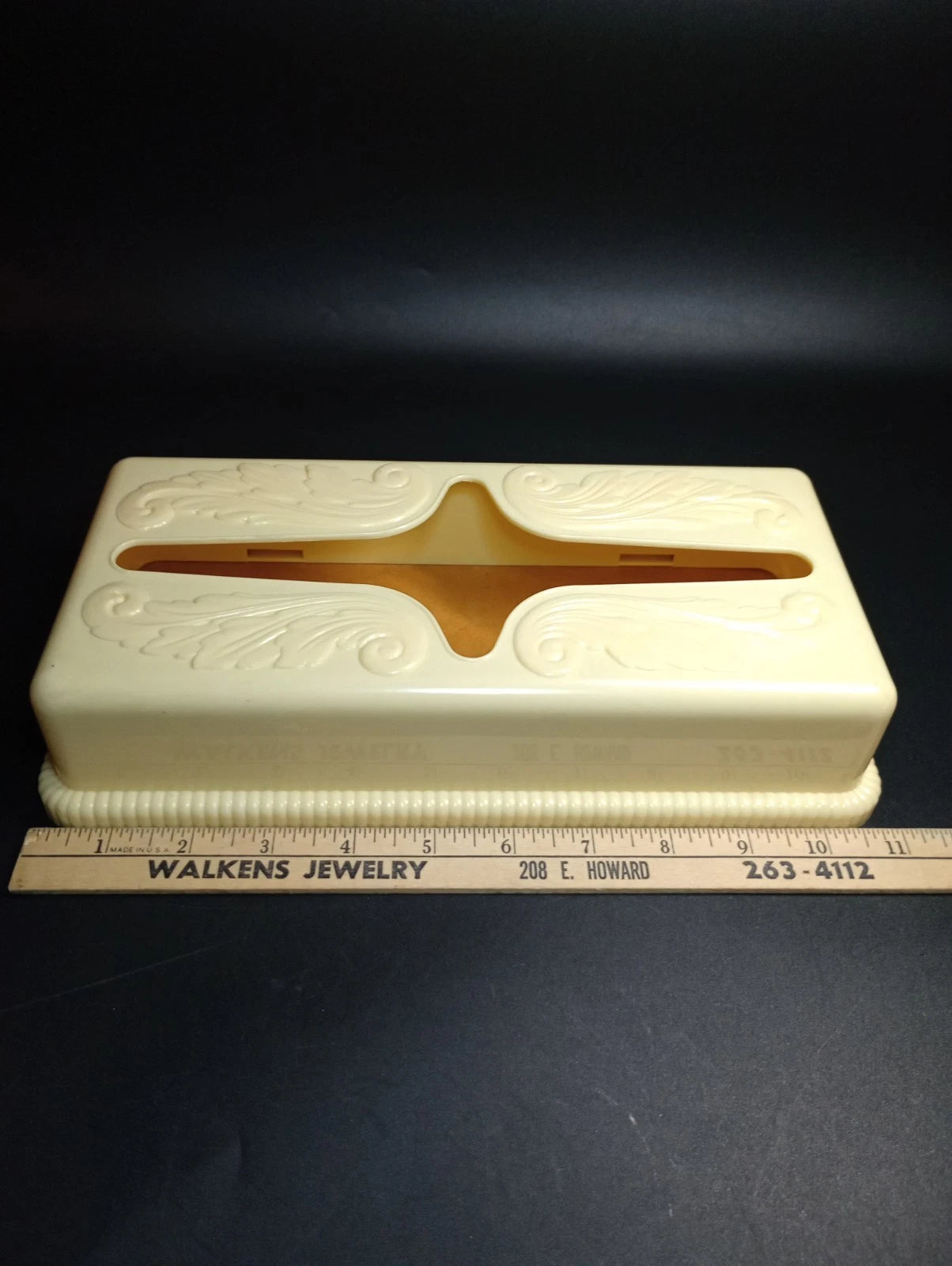 Vintage Cream Plastic Tissue Kleenex Box Cover Shabby Cottage Retro Grandma | eBay