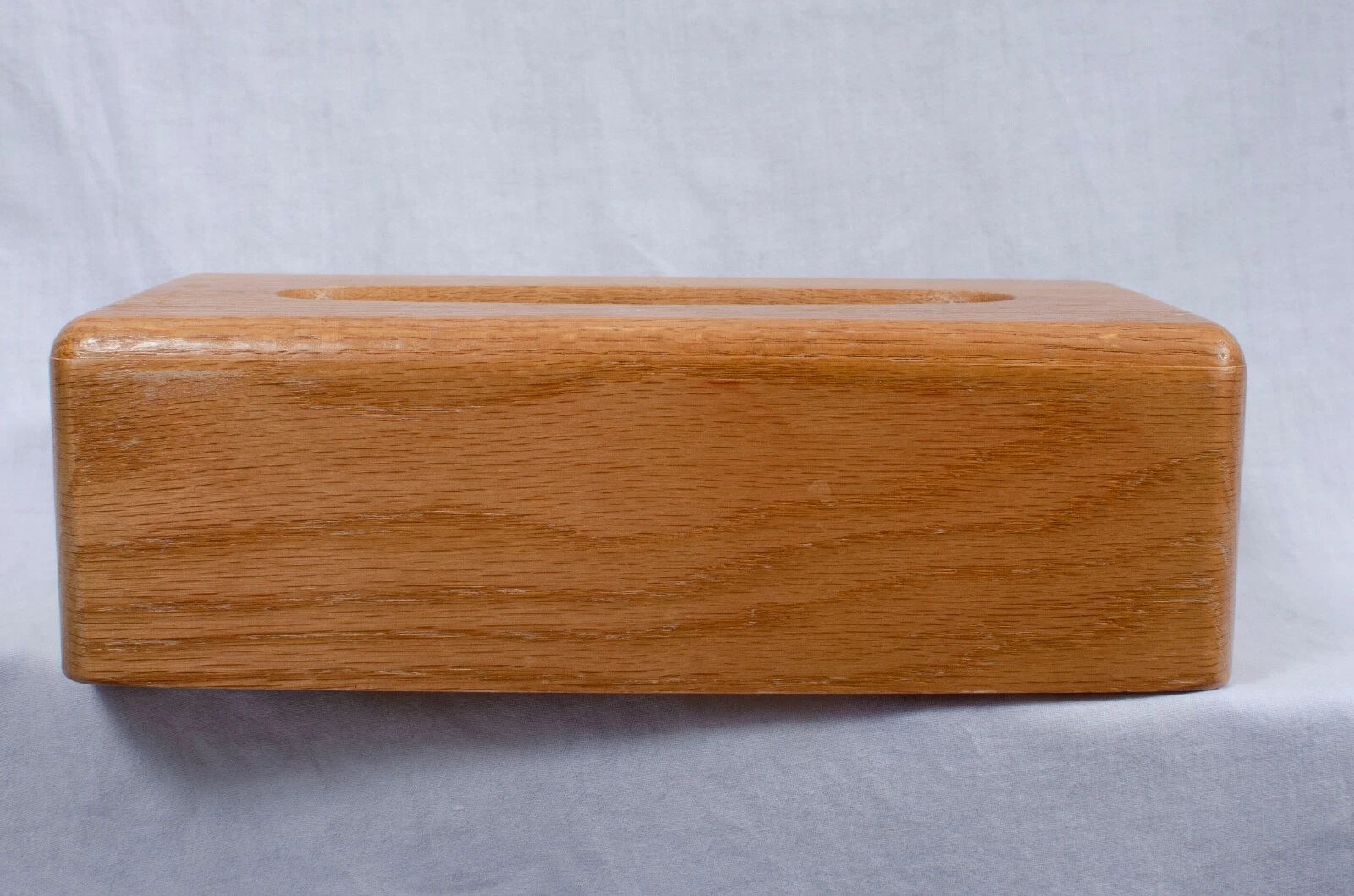 Solid Wood Oak Kleenex Tissue Box cover Notched Curved Corners 10.75"x 5.5" | eBay