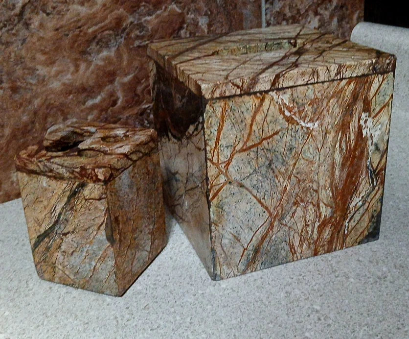 Solid Marble Brown Tan Tissue Cover w Toothbrush Holder | eBay