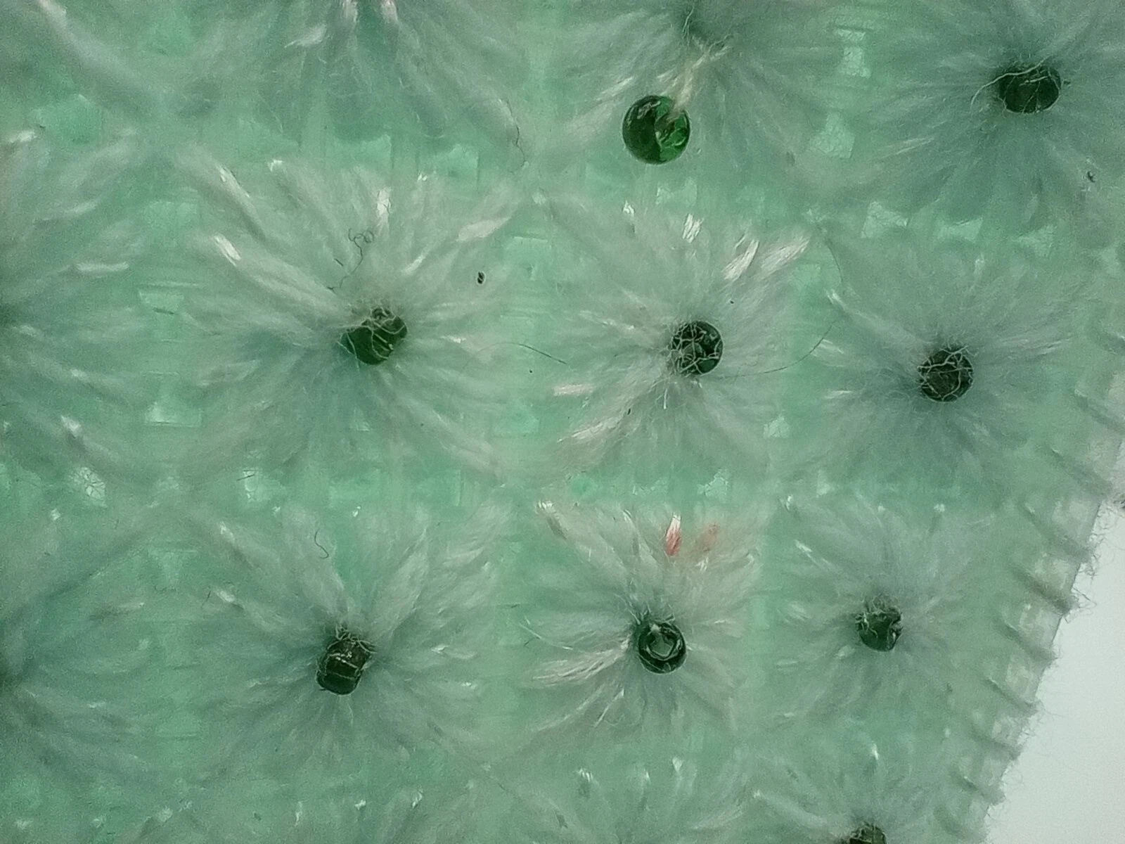 Tissue Box Cover Vintage Green Plastic Canvas Pattern 5.75 Inches Handmade | eBay