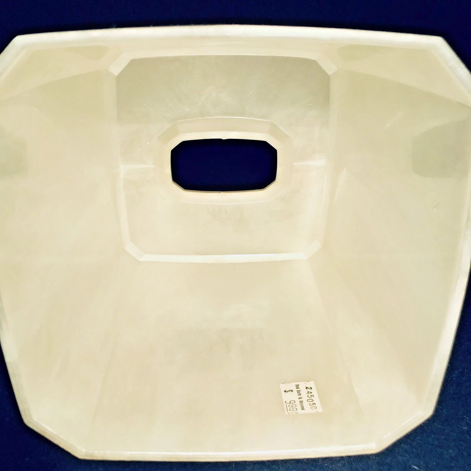 Acrylic Pearlized Faux Marble Creamy White Acrylic Tissue Box Cover Holder BB&B | eBay