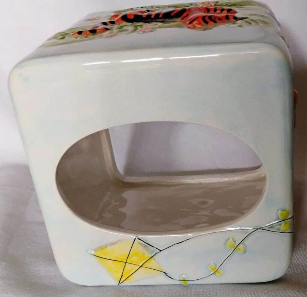 Winnie The Pooh & Friends Raised Design Ceramic Hand Painted Tissue Box Cover | eBay