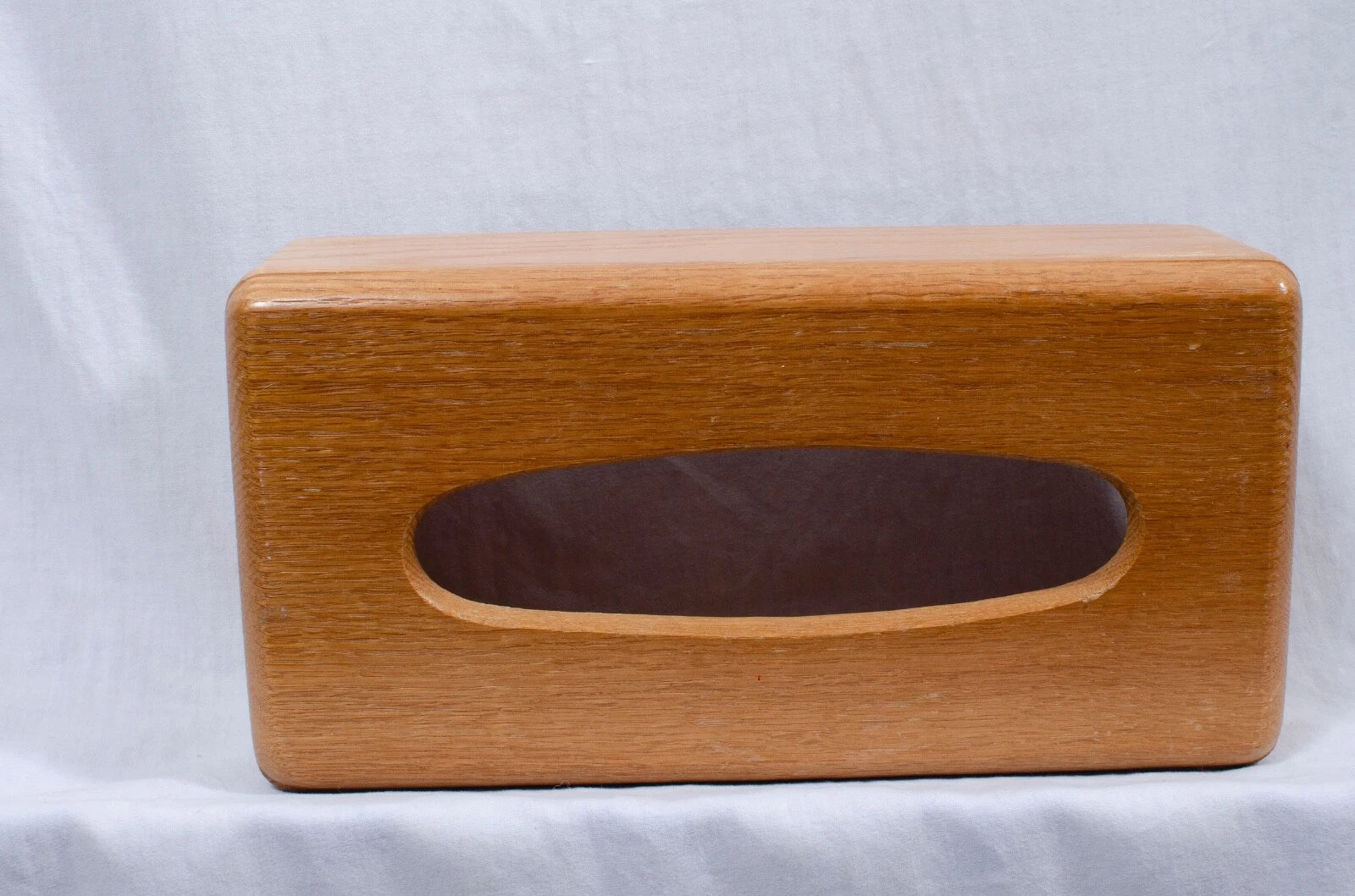 Solid Wood Oak Kleenex Tissue Box cover Notched Curved Corners 10.75"x 5.5" | eBay