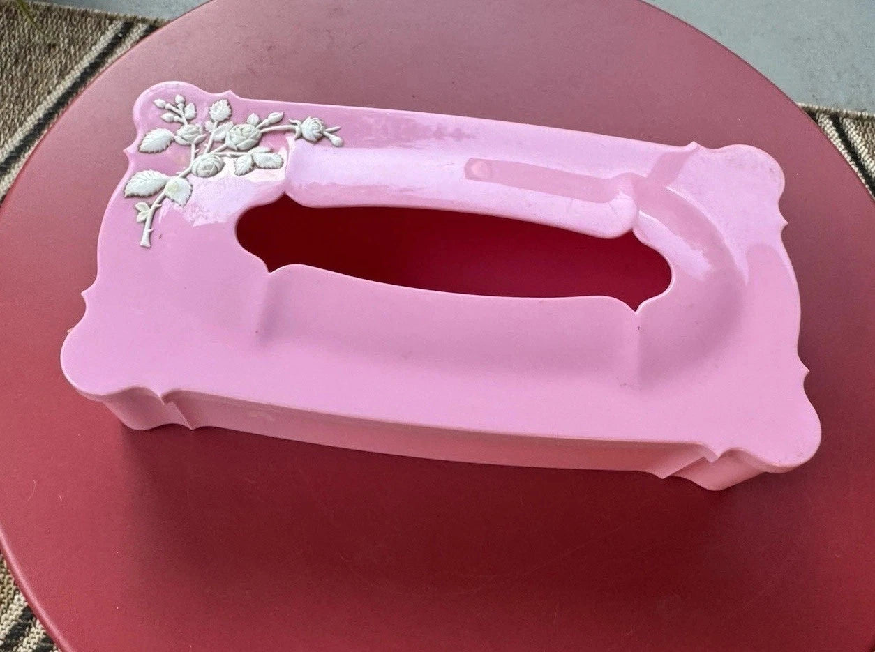 Vintage 1960s Pink Celebrity Tissue Box Holder Starburst Acrylic Lucite Plastic | eBay