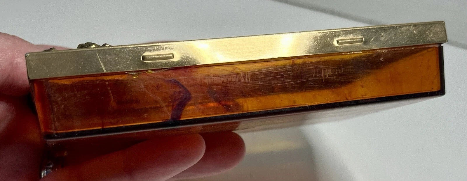 Vintage Metal Tissue Box Holder Gold Tone Products 1960s-1970s | eBay