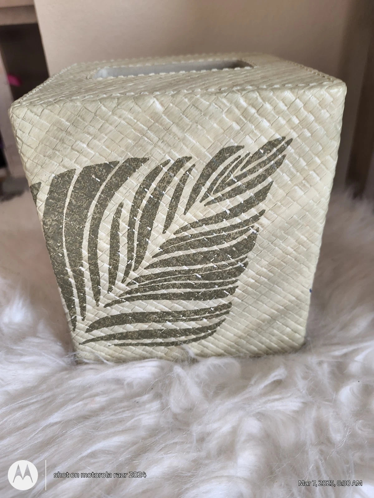 Tommy Bahama Home Montauk Drifter Green Tissue Box Cover Palm Leaf 6.5” X 5.5” | eBay