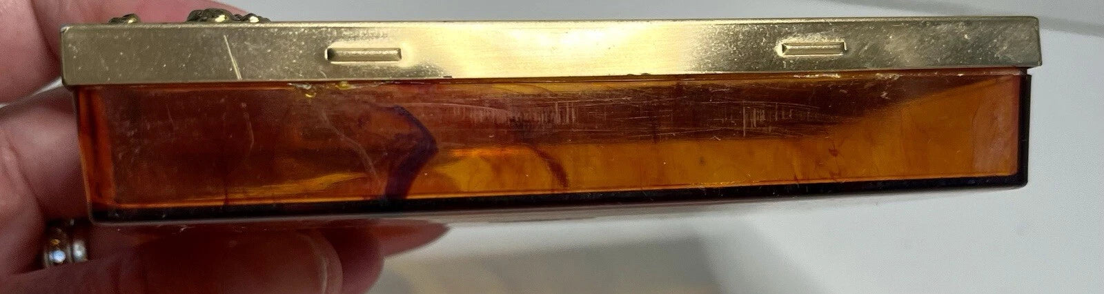 Vintage Metal Tissue Box Holder Gold Tone Products 1960s-1970s | eBay