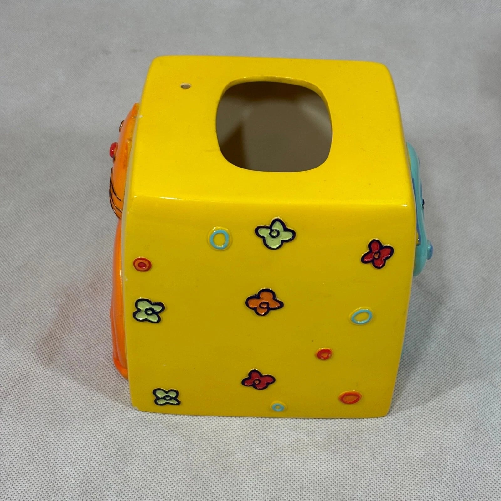 Cats & Dogs Resin Wastebasket & Tissue Box Cover Holder Set Linens N Things | eBay