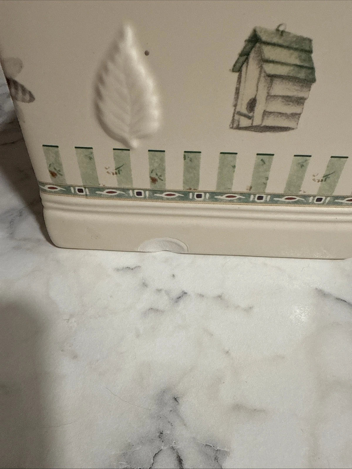 PFALTZGRAFF NATUREWOOD TISSUE BOX COVER DISPENSER - Damaged See Pictures | eBay