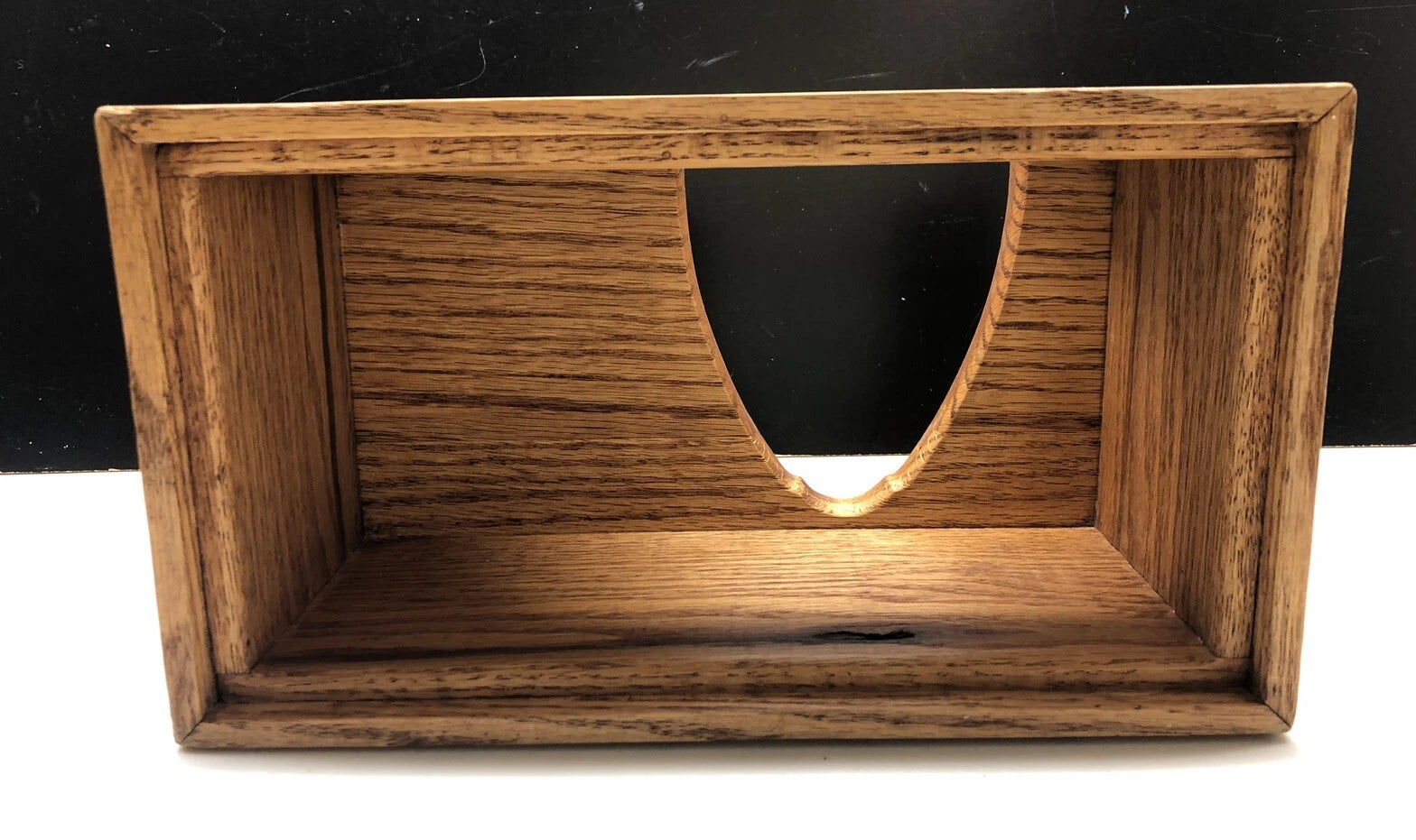 Wood Dovetail Tissue Box Cover Holder Dispenser Farmhouse Cabin Grain | eBay