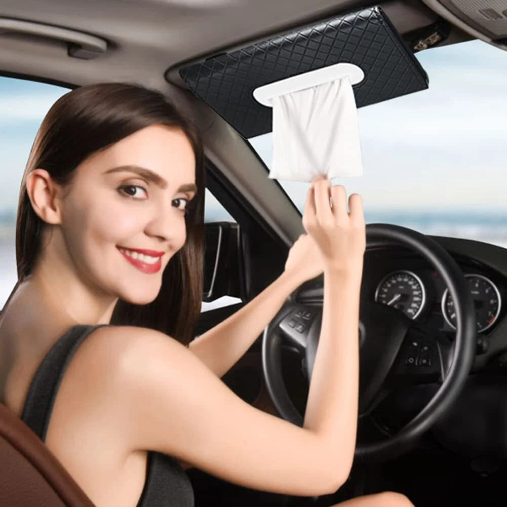 Car Tissue Holder Visor Tissue Holder for Car PU Leather Car Visor Tissue Hol... | eBay