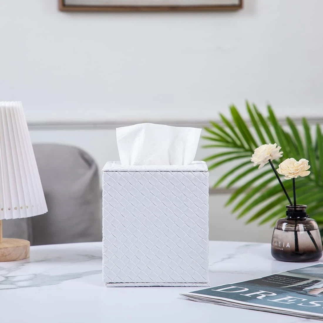 White Tissue Box Cover,Square Tissue Box Cover,White Tissue Box Holders,Tissue H | eBay