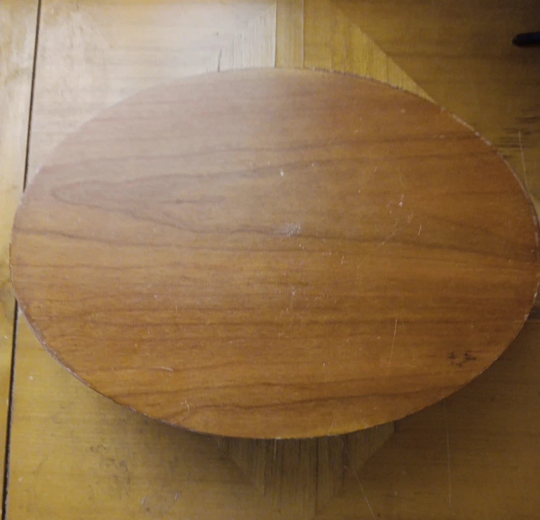 Vintage Shaker Style Oval Wood Tissue Holder Box w/Cover Copper Nails 12" x 9" | eBay