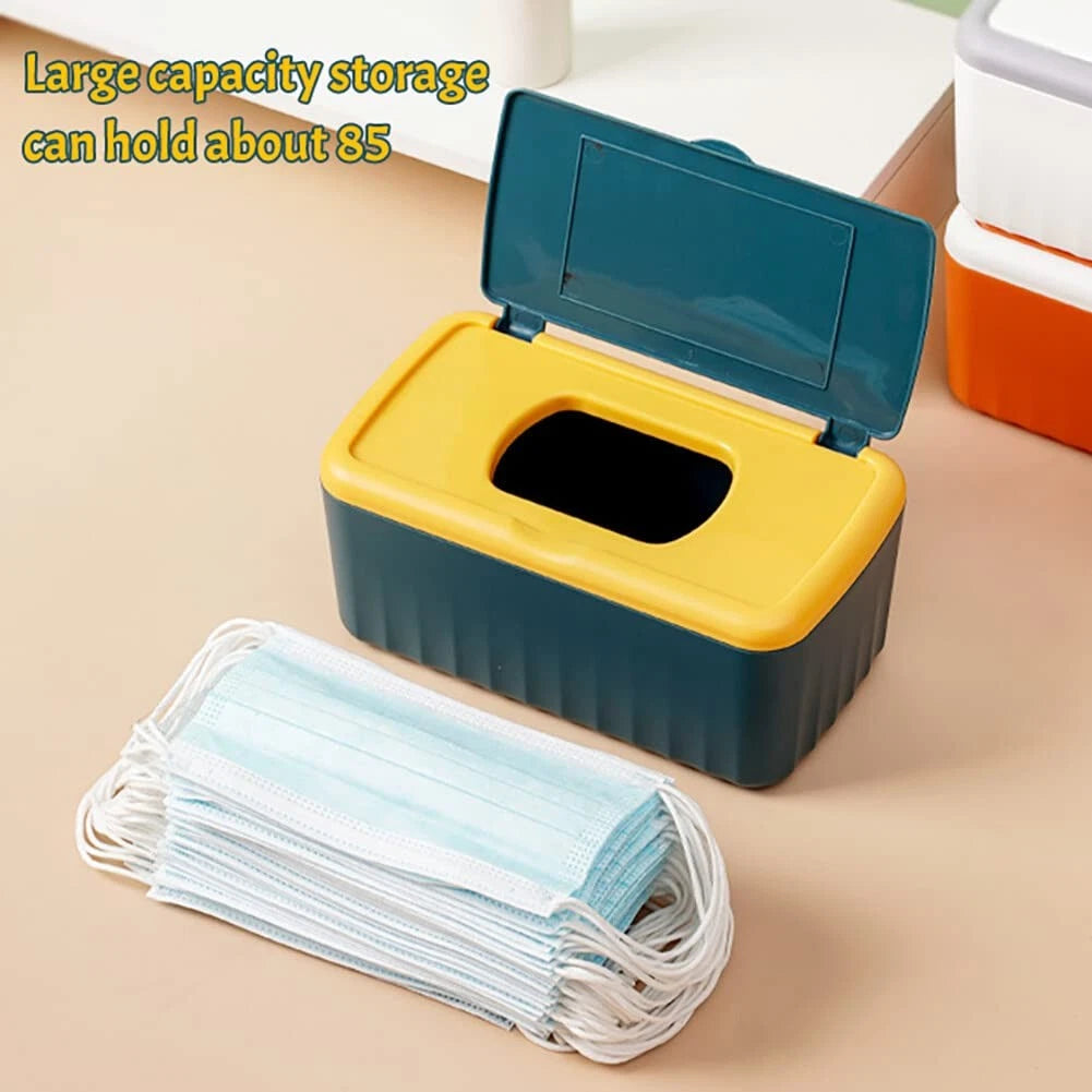 Tissue Box with Lid, Modern Desktop Tissue Box Holder, Facial Tissue Dispense... | eBay