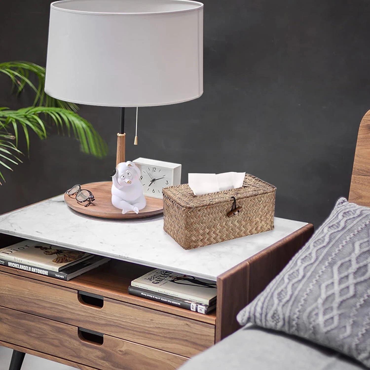 Tissue box cover Rectangular tissue box Seaweed tissue box holder | eBay