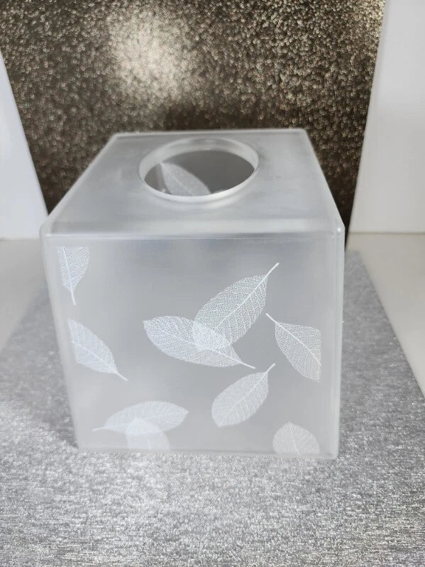 Square Frost Tissue Box Cover Home Accessories Facial Tissue Cover Kleenex Box | eBay