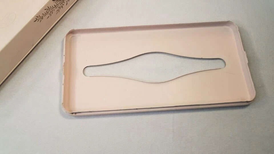 Vintage Metal Tissue Box Holder Wall 60s Ransburg Floral Pink Gold MCM Kitsch | eBay