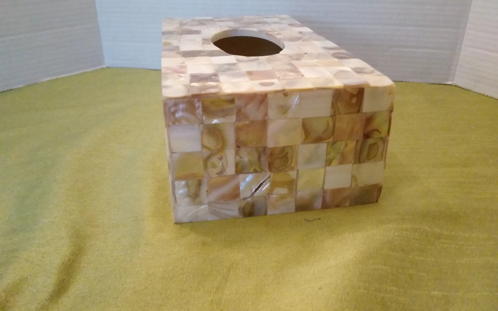 Tissue Box Cover Mosaic Mother of Pearl Rectangle Creative Scents Milano | eBay