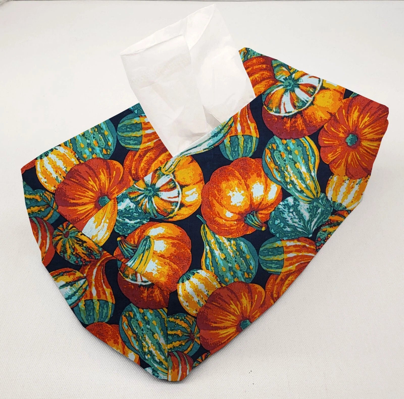 Pumpkins & Gourds Tissue Box Cover (2 Patterns Available) | eBay