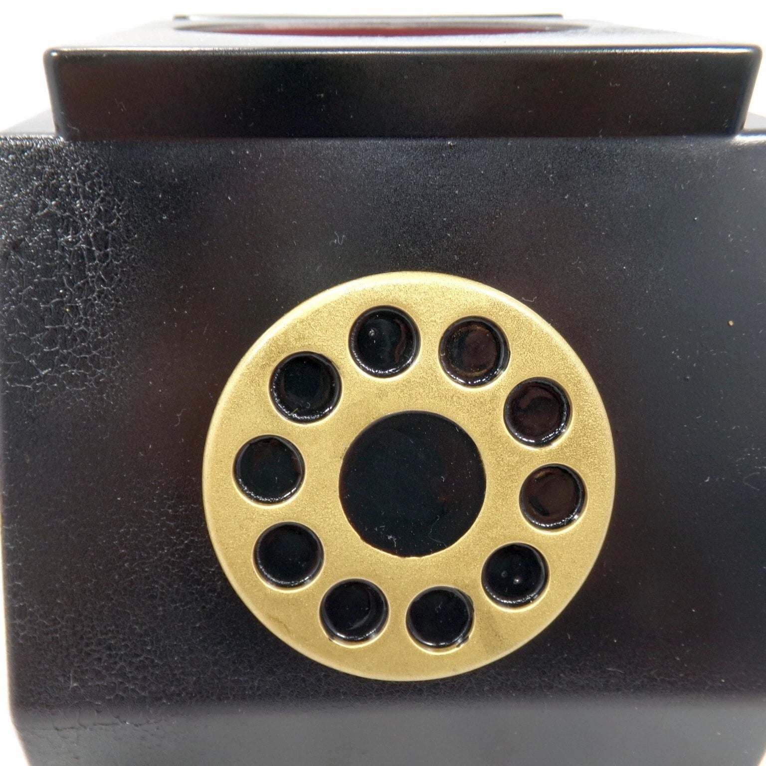 Old-Time Victorian Telephone Painted Tissue Box Cover Black Brass Steampunk | eBay