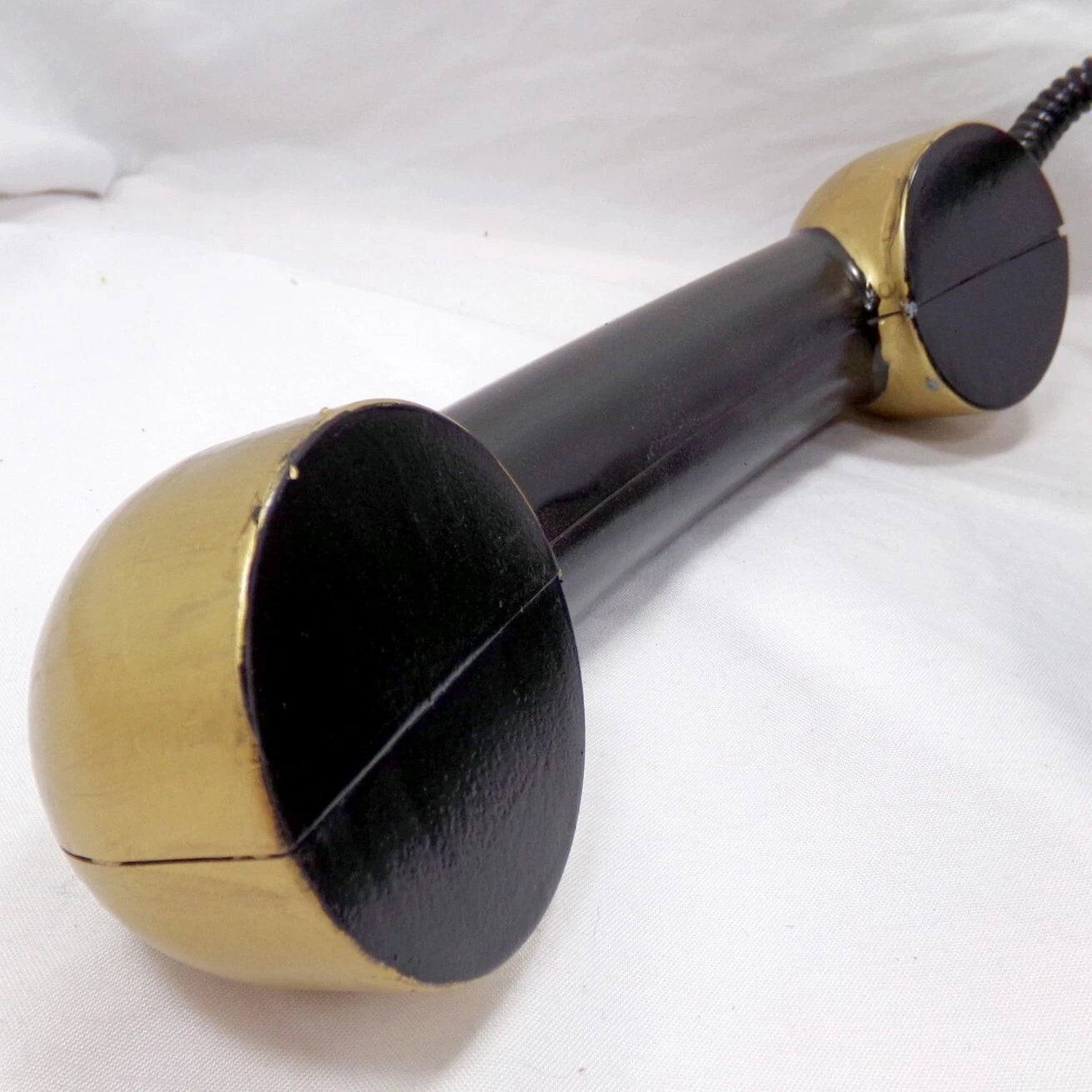 Old-Time Victorian Telephone Painted Tissue Box Cover Black Brass Steampunk | eBay