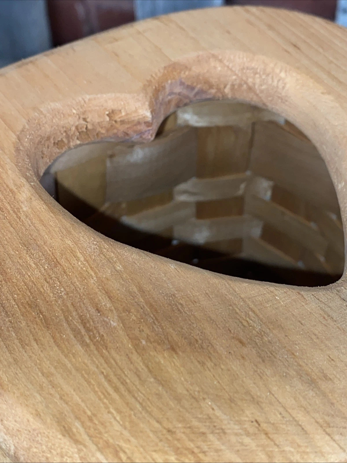 Woven Basket With Wood Lid Painted Apple Design Tissue Box Holder County Decor | eBay