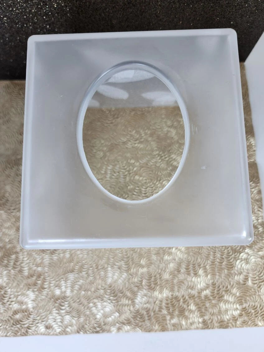 Square Frost Tissue Box Cover Home Accessories Facial Tissue Cover Kleenex Box | eBay