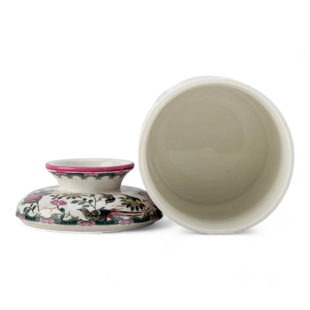 Staffordshire Porcelain Rose Medallion Tissue Box Cover Holder-5'' x 7''H | eBay