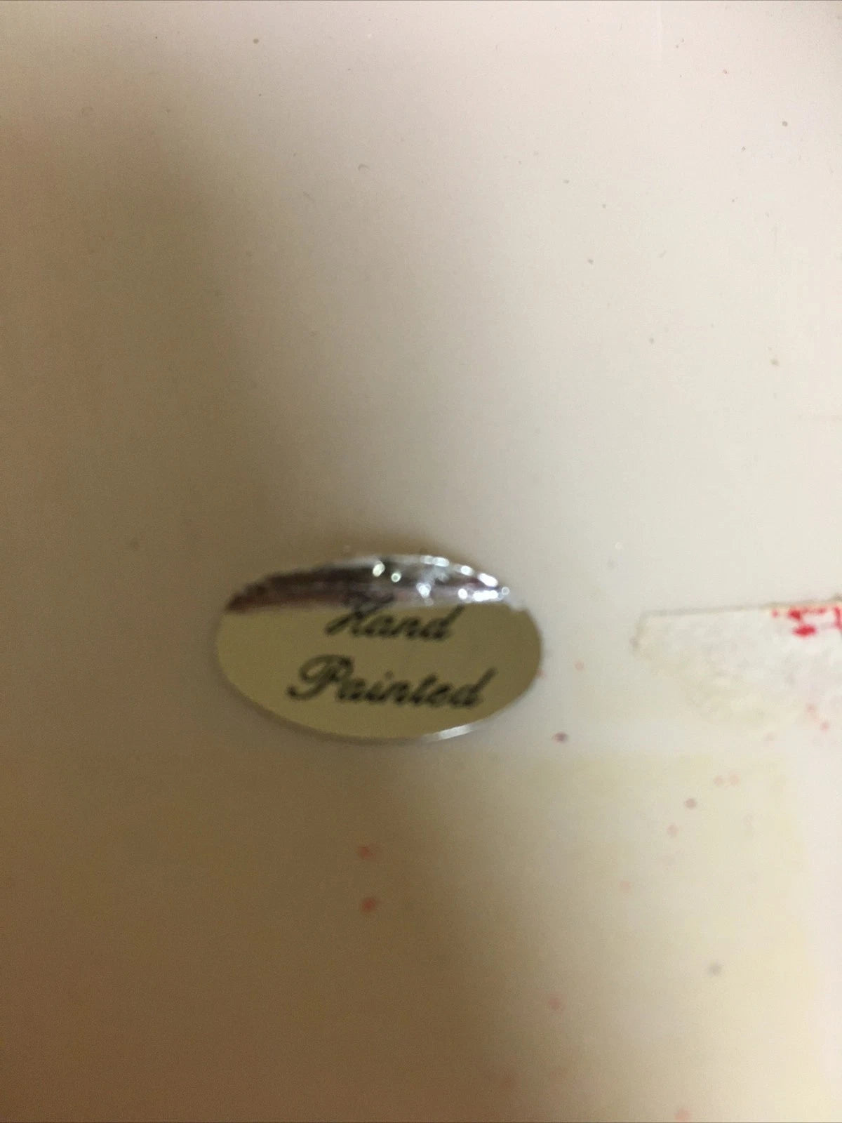 Ceramic 3D Hand Painted Square Tissue Box White w/ Fall Leaves Beige Top & Base | eBay