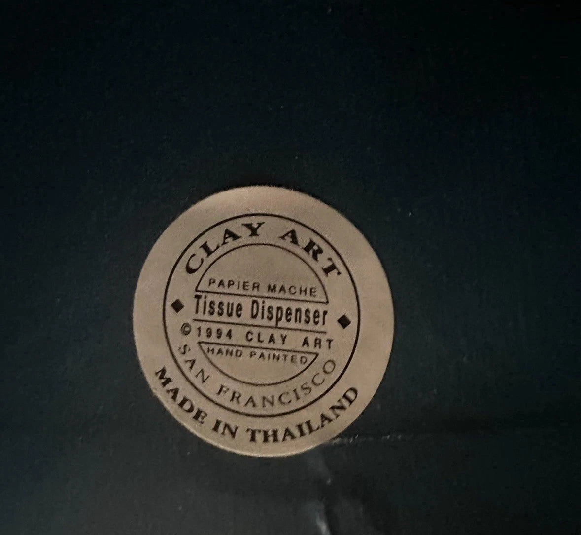 Vintage 90s Celestial Moon Clay Art Pier 1 Imports Tissue Box cover | eBay