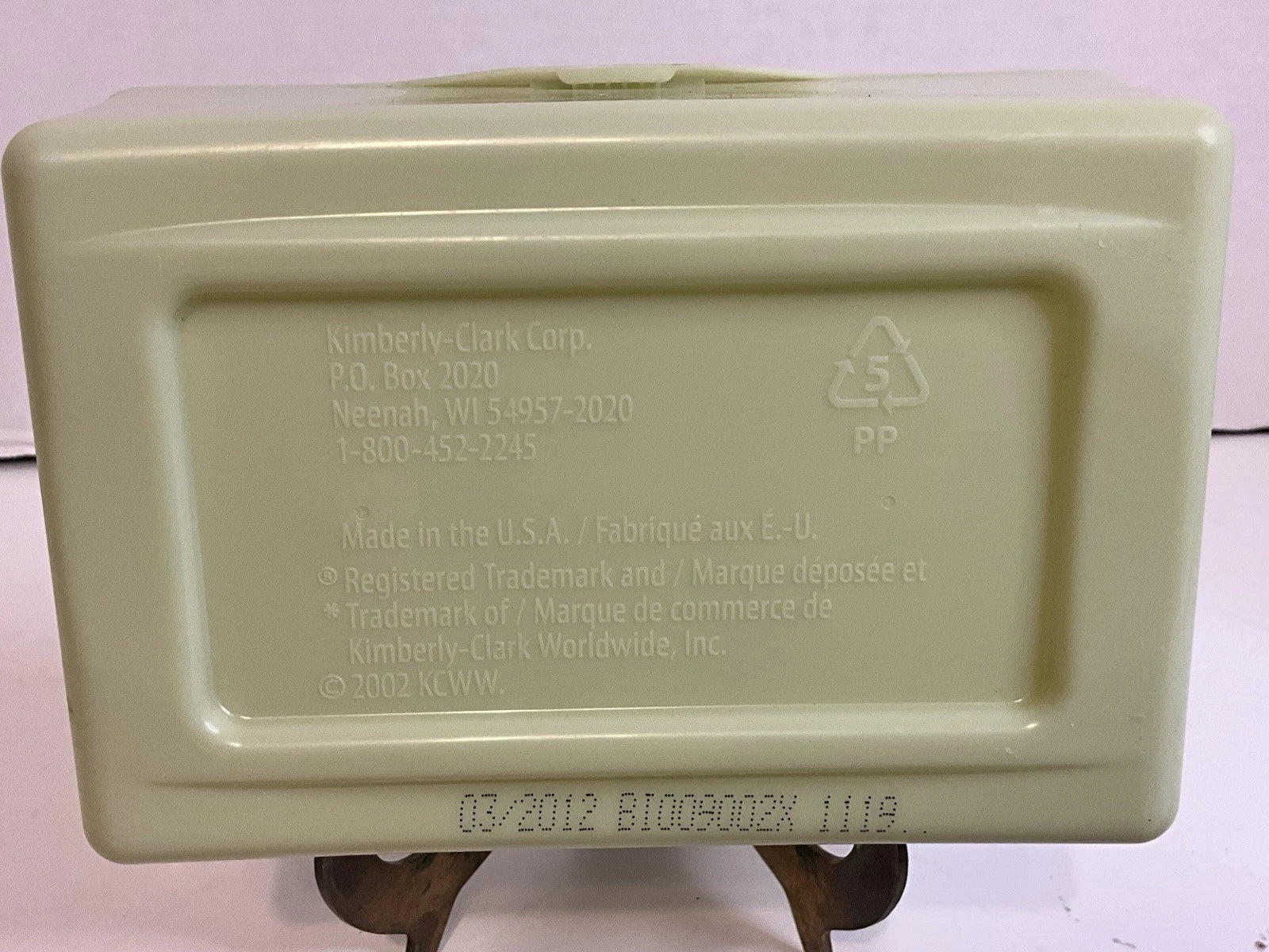 2012 Scott Flushable Adult Wipes Container Light Green Refillable 6” | eBay