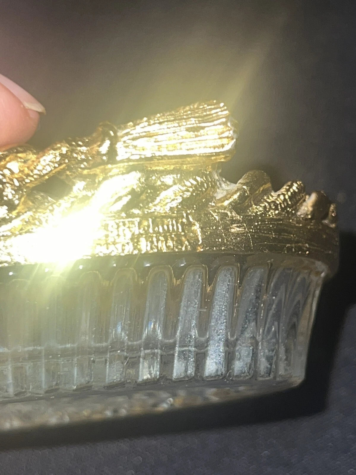 “STYLEBUILT”Gold Tissue Box With Soap Dish Tassels | Vintage Hollywood Regency | eBay