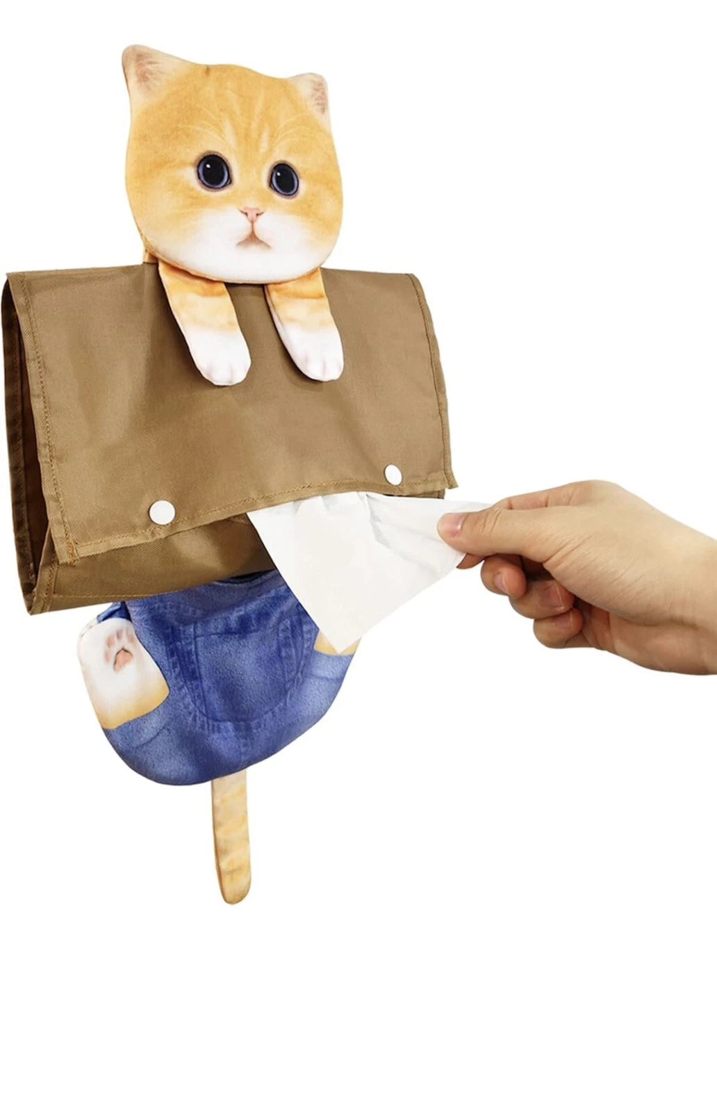 Cat Tissue Box Cover, Cute Paper Storage Dispenser,Creative Car Tissue Holder | eBay