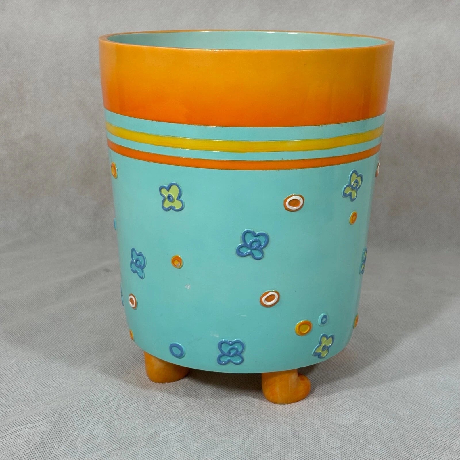 Cats & Dogs Resin Wastebasket & Tissue Box Cover Holder Set Linens N Things | eBay