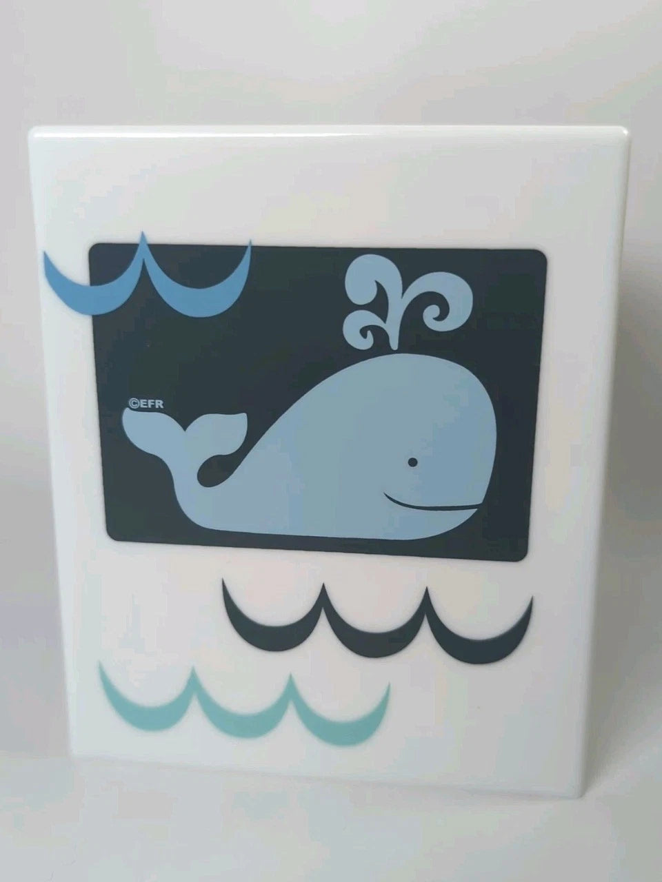 Tissue Box Cover Whale Decor Child's Bathroom Blue Coastal Ocean Beach Fish | eBay
