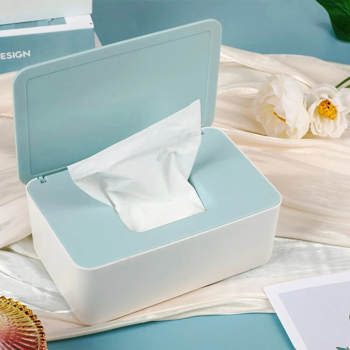 Diaper Wipes Dispenser, Baby Wipe Holder, Wipe Container with Non-Slip Feet,gree | eBay