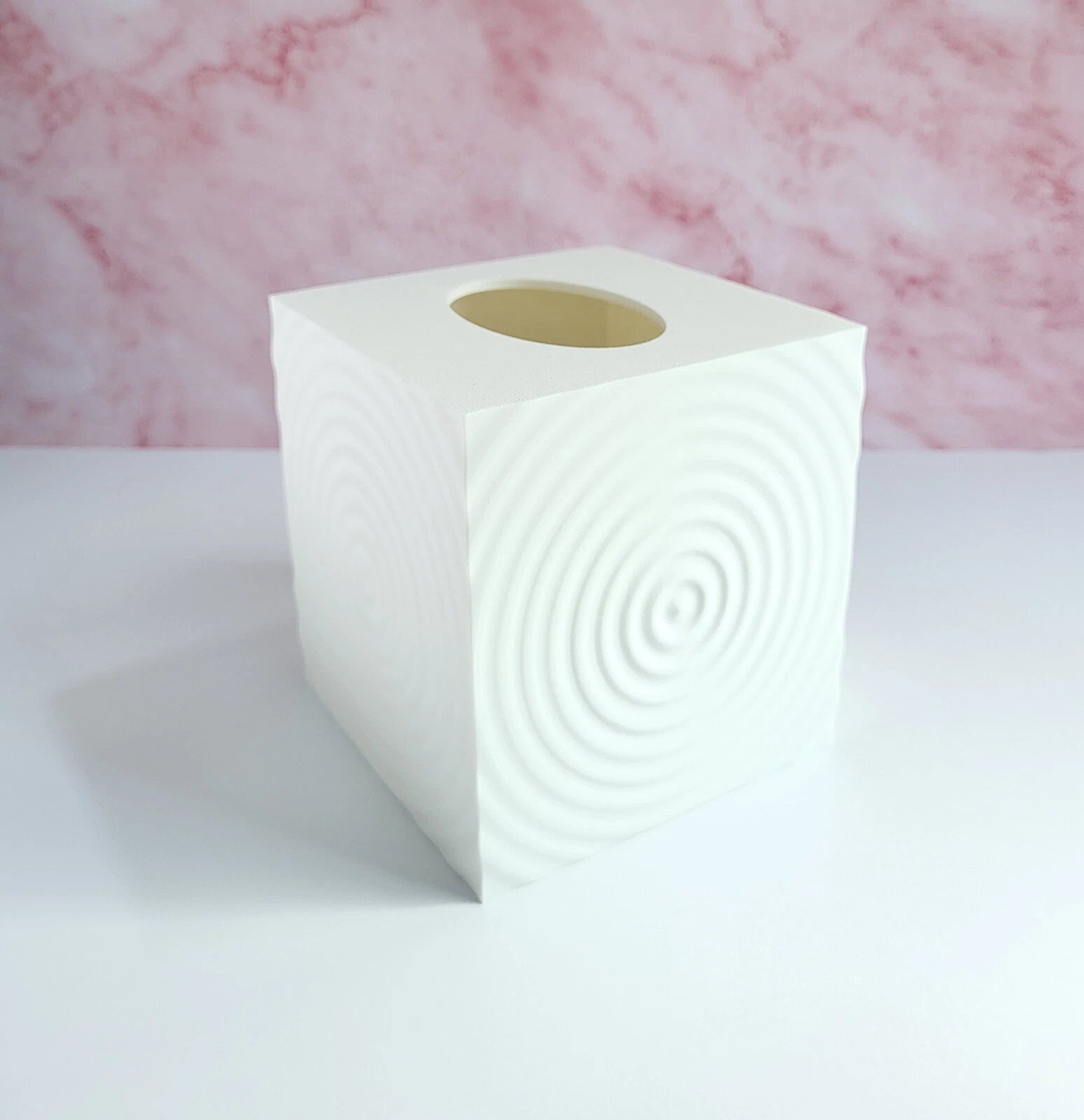 Ripple Effect Tissue Box Cover – Modern Minimalist Decorative Kleenex Holder | eBay