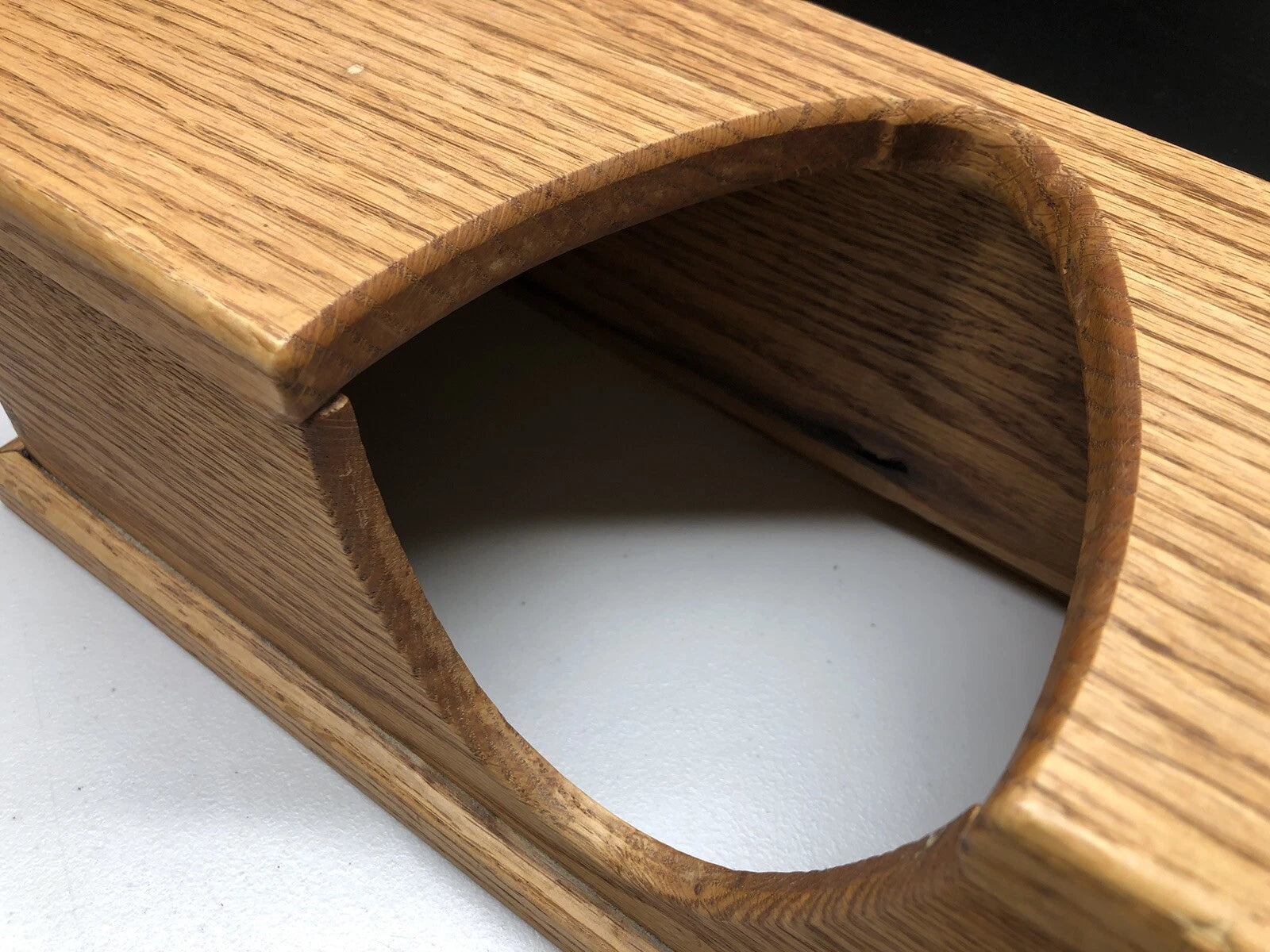 Wood Dovetail Tissue Box Cover Holder Dispenser Farmhouse Cabin Grain | eBay