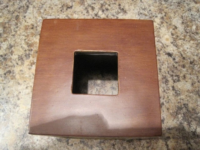 BLONDER HOME ADIRONDAK PINE TISSUE BOX SQUARE RESIN NEW | eBay