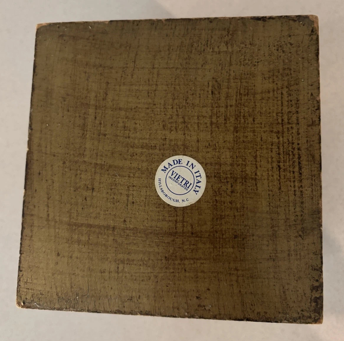 VIETRI Florentine Wooden Gold Leaf Tissue Box FLORENCE, ITALY $104 | eBay