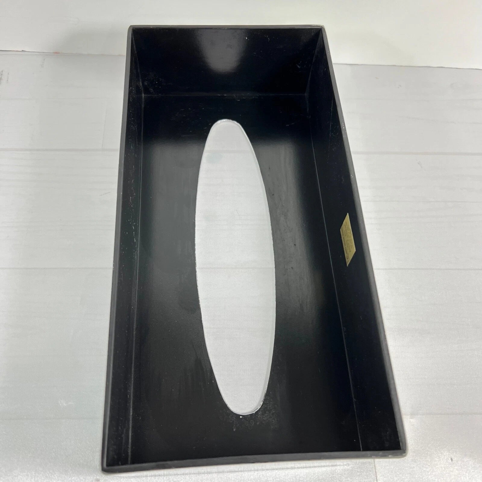 Vintage Lacquer Ware Tissue Box Nancy Calhoun Designs Silver Leaf Made in Japan | eBay