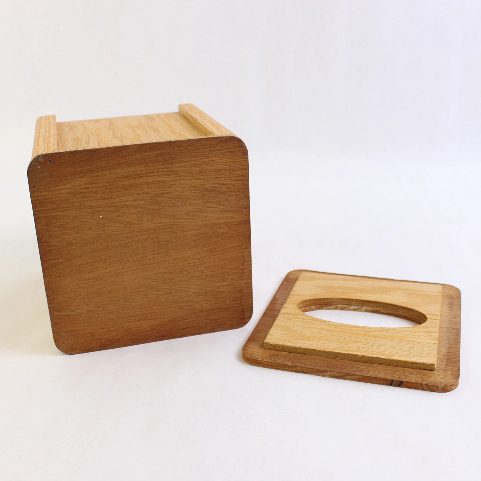 Wood Decorative Tissue Box Cover Hummingbird Flower Simple | eBay