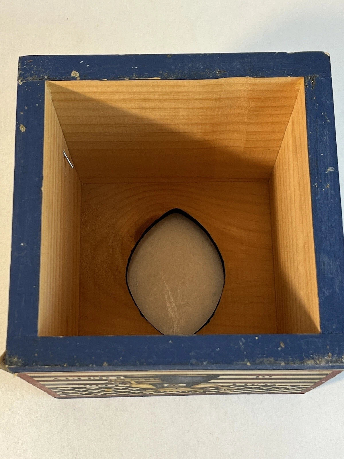 Solid Wood Tissue Box Holder American Teddy Bear Theme Nice! 1 Day Ship!π | eBay