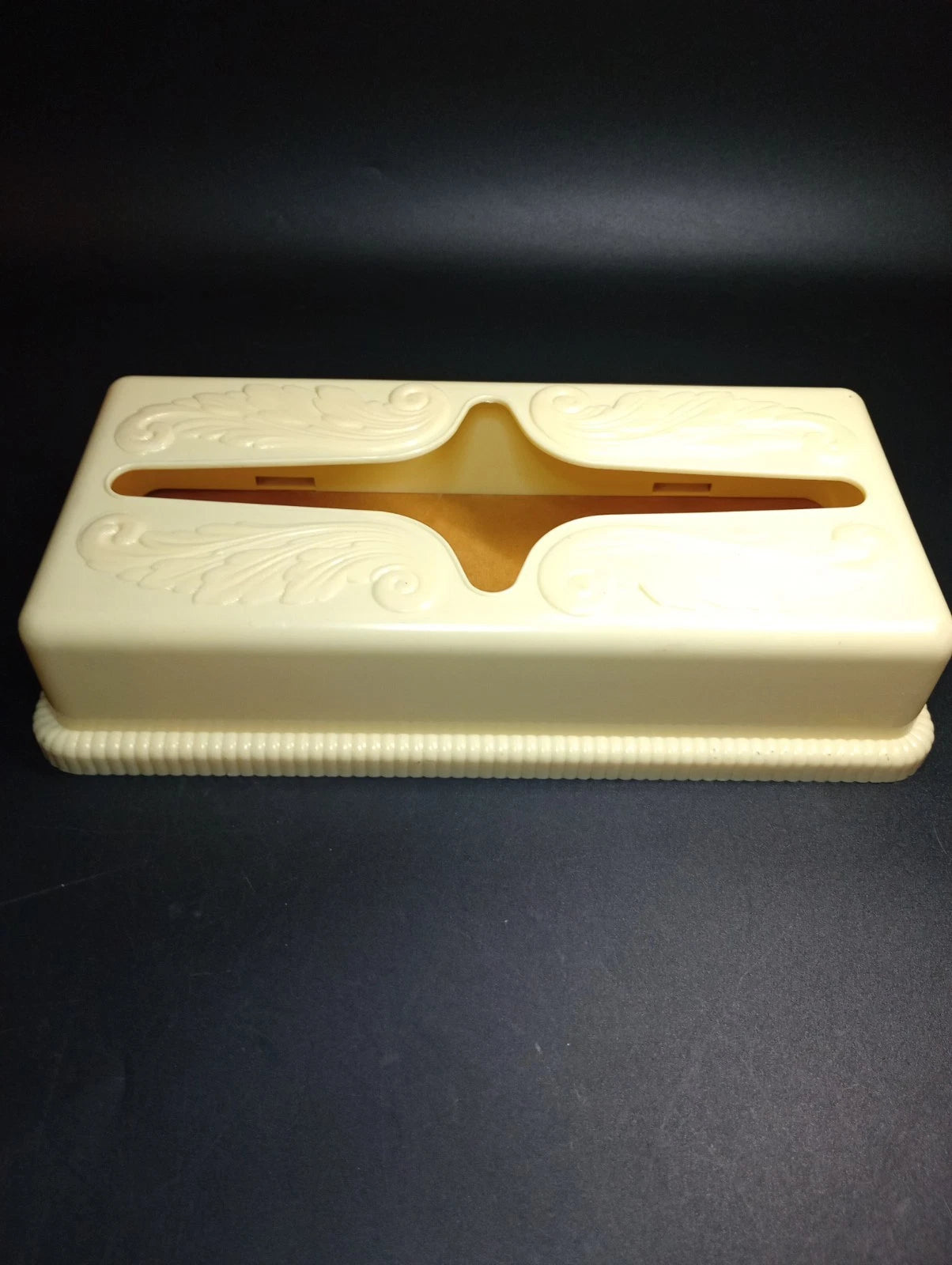 Vintage Cream Plastic Tissue Kleenex Box Cover Shabby Cottage Retro Grandma | eBay