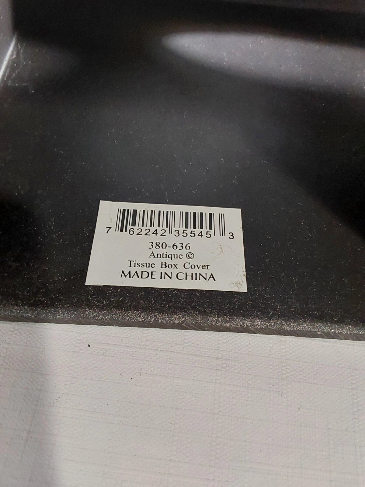 Antique Grey Star Pattern Beaded Square Bath Home Tissue Box Cover Holder | eBay