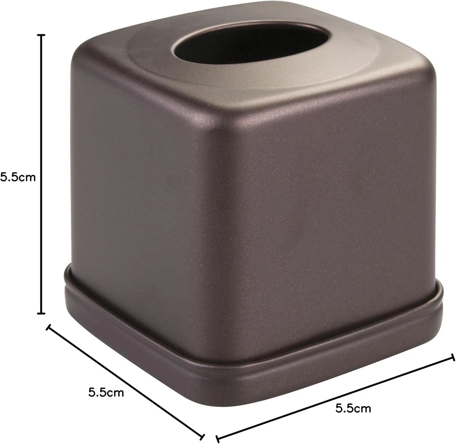 iDesign - 76485 York Metal Facial Tissue Box Cover, Boutique Container | eBay